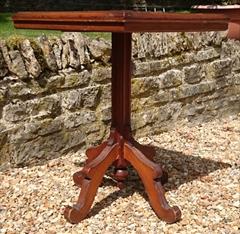 Antique Arts And Crafts Wine Table Pine and Oak 23d 23w 29½h _6.JPG